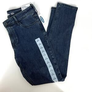 Old Navy Womens Rockstar Super Skinny Mid Rise Stretch Jeans Size 8 NEW